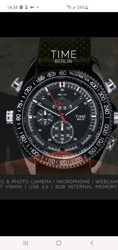 time berlin hd camera watch
